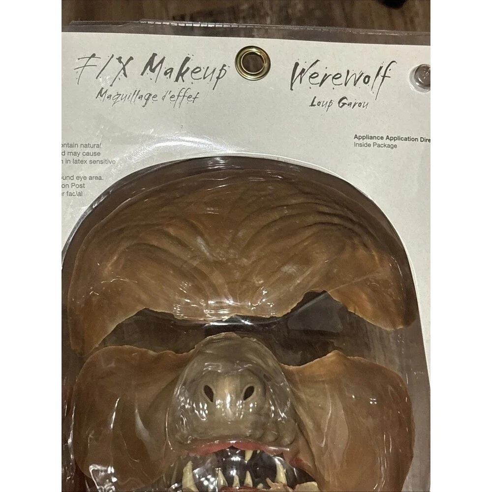 Vintage 2006 Famous Don Post Studios Werewolf Latex Mask New